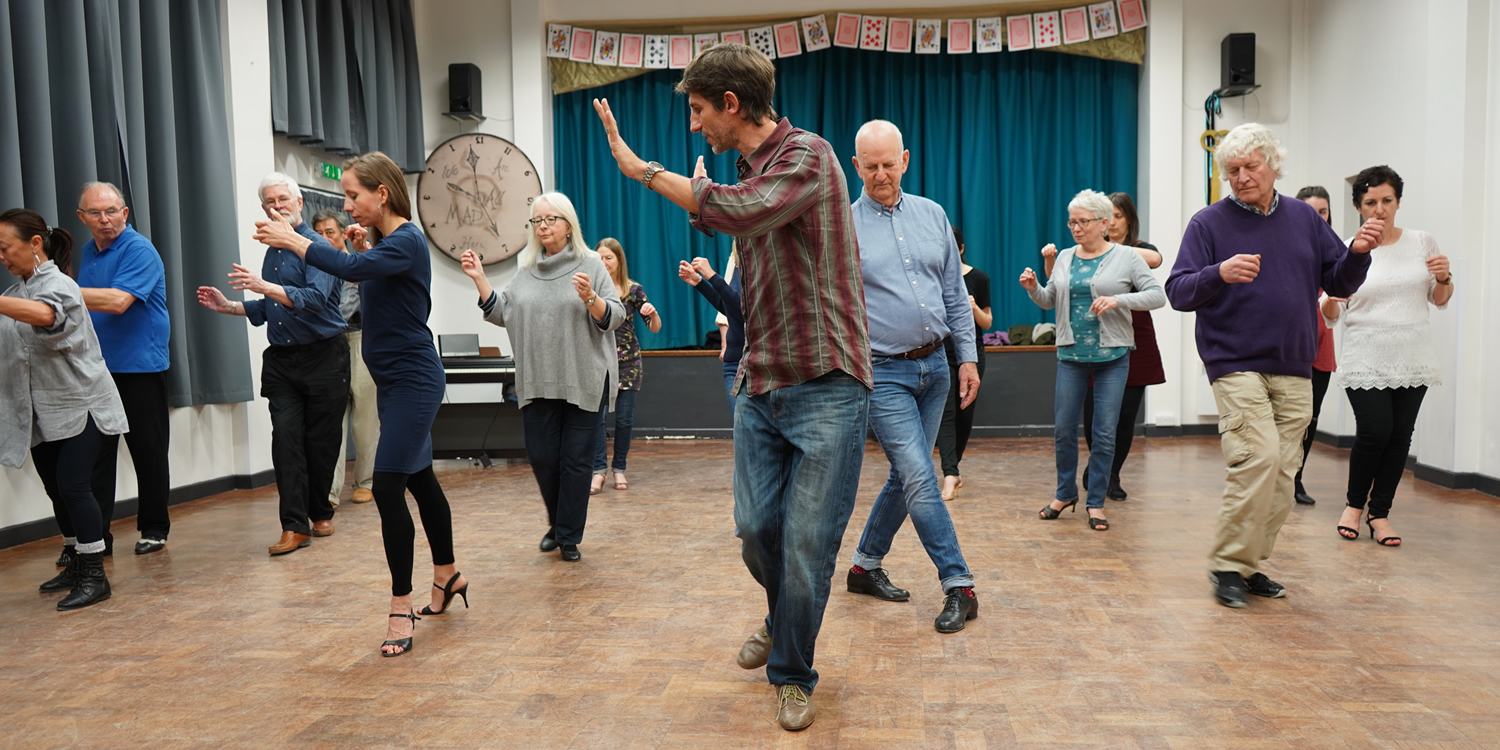 Fernando teaching a class